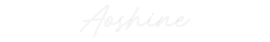 Néon personnalisé: Aoshine