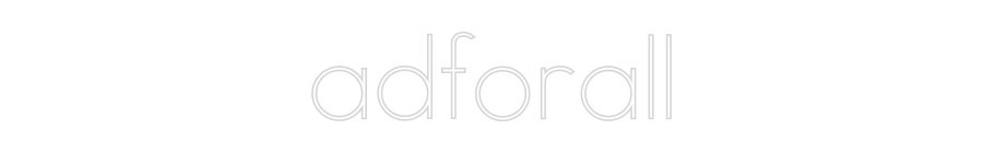 Néon personnalisé: adforall