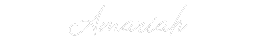 Néon personnalisé: Amariah