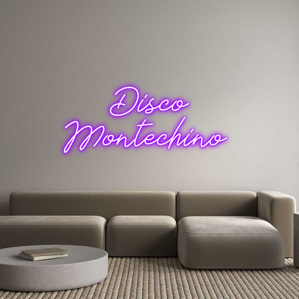 Néon personnalisé: Disco
Montec...