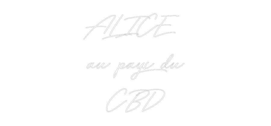 Néon personnalisé: ALICE 
au pa...