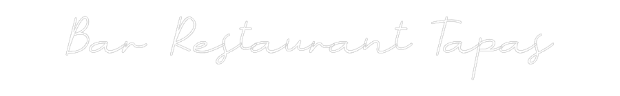 Néon personnalisé: Bar Restauran...