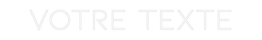 Néon personnalisé: Votre texte