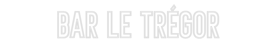 Néon personnalisé: Bar Le Trégor