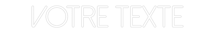 Néon personnalisé: Votre texte