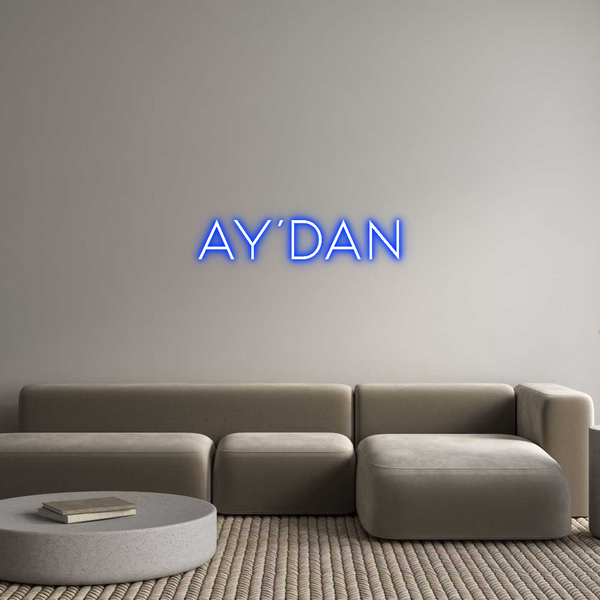 Néon personnalisé: Ay’dan