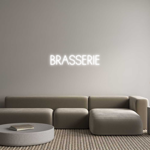 Néon personnalisé: BRASSERIE