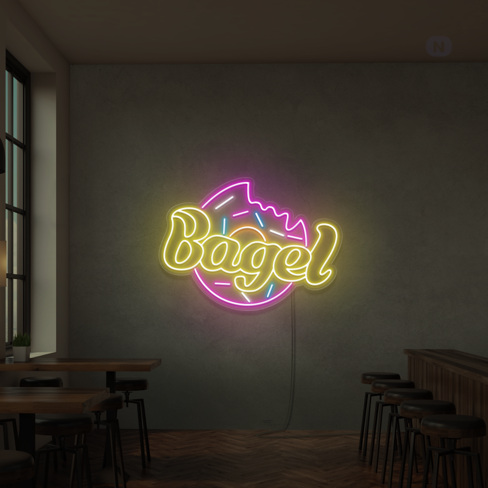 Enseigne Néon Bagel