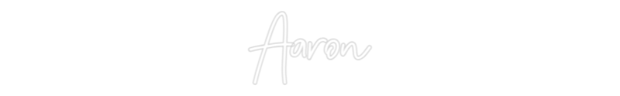Néon personnalisé: Aaron