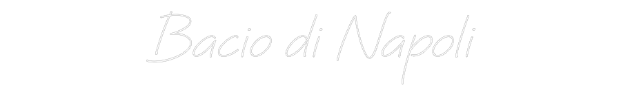 Néon personnalisé: Bacio di Napoli