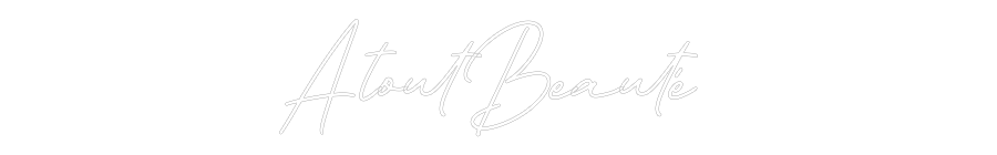 Néon personnalisé: AtoutBeauté