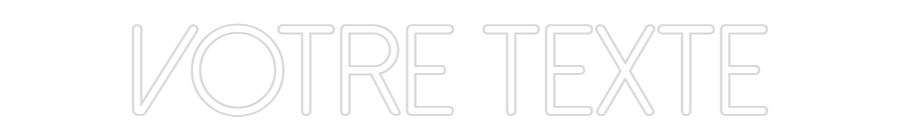 Néon personnalisé: Votre texte