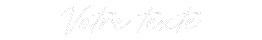 Néon personnalisé: Votre texte
