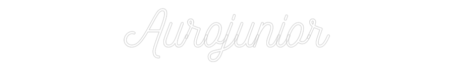 Néon personnalisé: Aurojunior