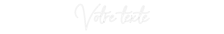 Néon personnalisé: Votre texte