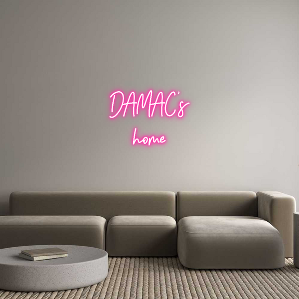 Néon personnalisé: DAMAC’s
home