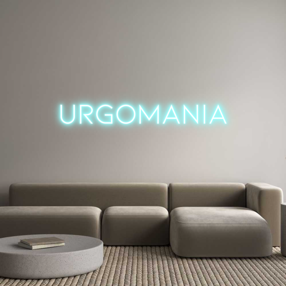 Néon personnalisé: URGOMANIA
