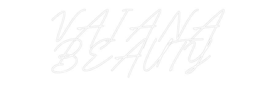 Néon personnalisé: VAIANA
BEAUTY