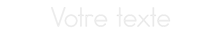 Néon personnalisé: Votre texte