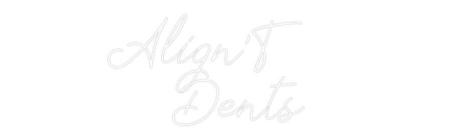 Néon personnalisé: Align'T   
 ...