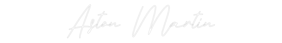Néon personnalisé: Aston  Martin