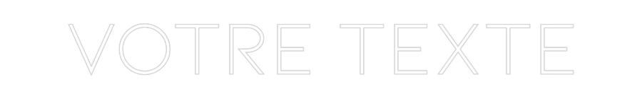 Néon personnalisé: Votre texte