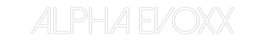 Néon personnalisé: alpha evoxx