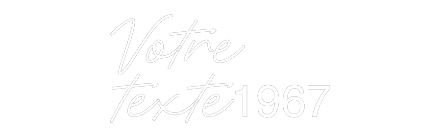 Néon personnalisé: Votre
texte1...