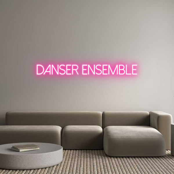 Néon personnalisé: DANSER ENSEMBLE