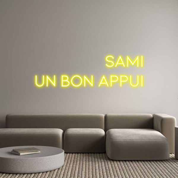 Néon personnalisé:        Sami
...