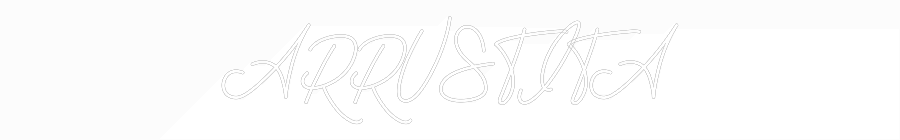 Néon personnalisé: ARRUSTITA