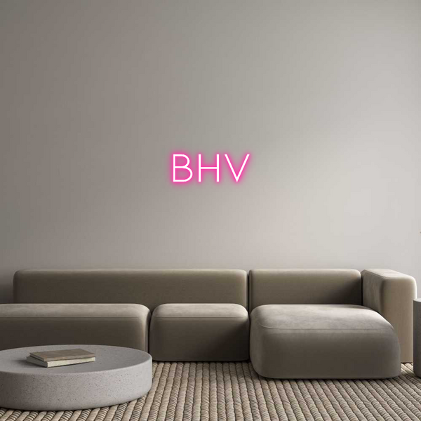 Néon personnalisé: Bhv