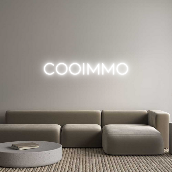 Néon personnalisé: COOIMMO