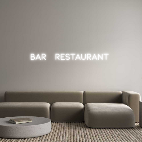 Néon personnalisé: Bar   Restaur...