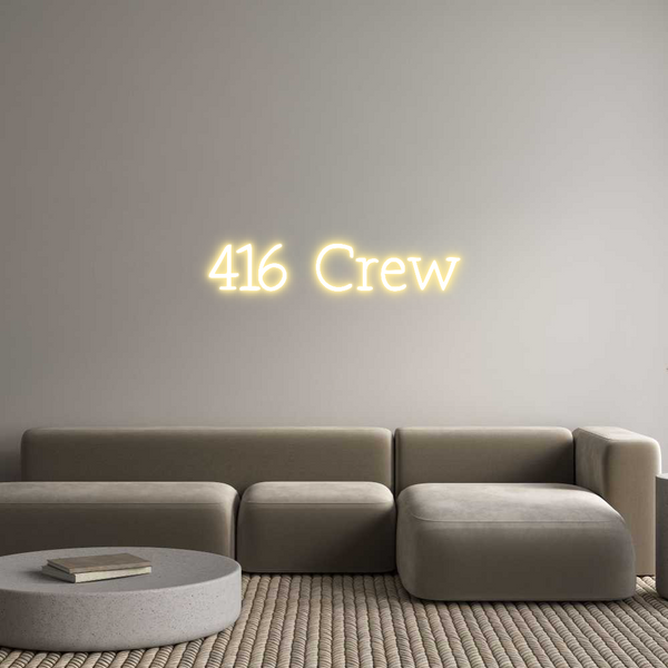 Néon personnalisé: 416 Crew