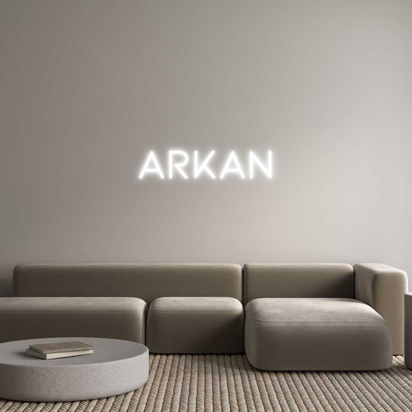 Néon personnalisé: ARKAN