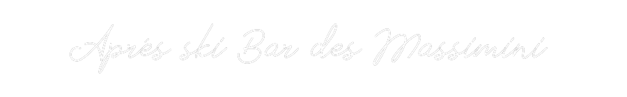 Néon personnalisé: Aprés ski Bar...