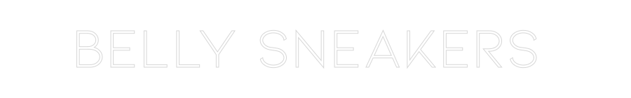 Néon personnalisé: BELLY SNEAKERS