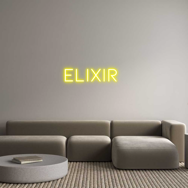 Néon personnalisé: ELIXIR