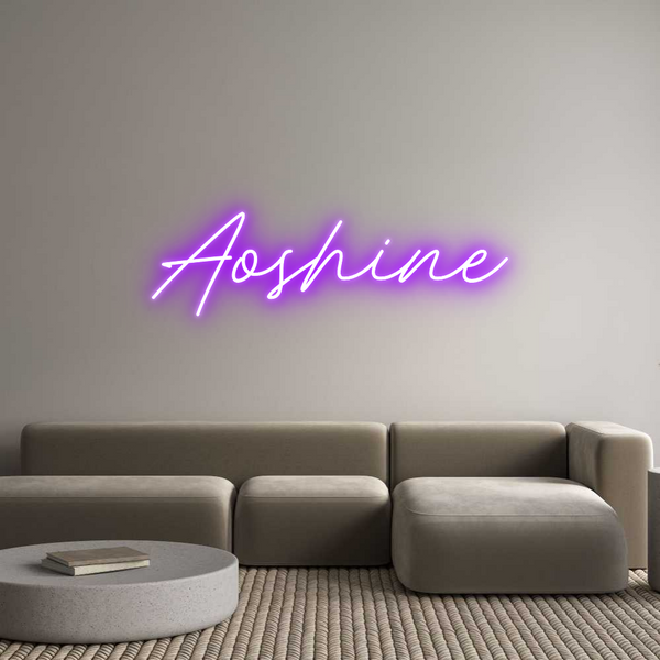 Néon personnalisé: Aoshine