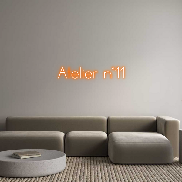 Néon personnalisé: Atelier n°11