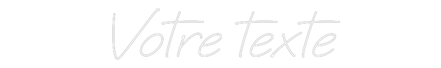 Néon personnalisé: Votre texte