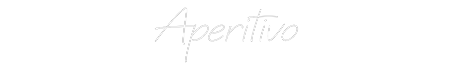 Néon personnalisé: Aperitivo