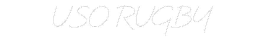 Néon personnalisé: USO RUGBY