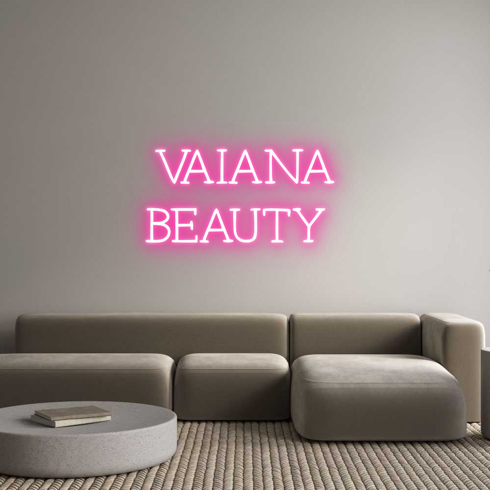 Néon personnalisé: VAIANA
BEAUTY