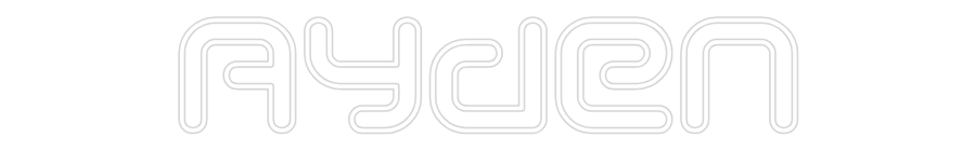 Néon personnalisé: Ayden