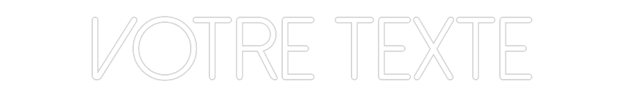 Néon personnalisé: Votre texte