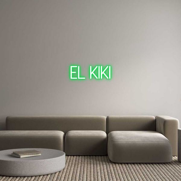 Néon personnalisé: EL KIKI