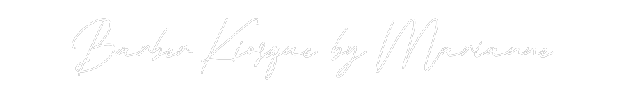 Néon personnalisé: Barber Kiosqu...