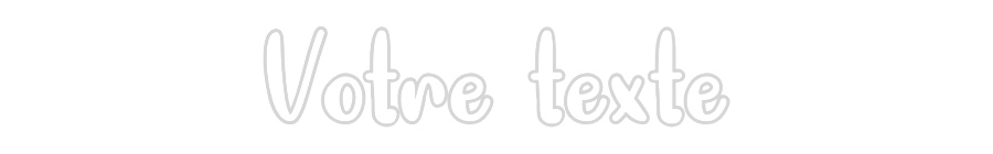 Néon personnalisé: Votre texte